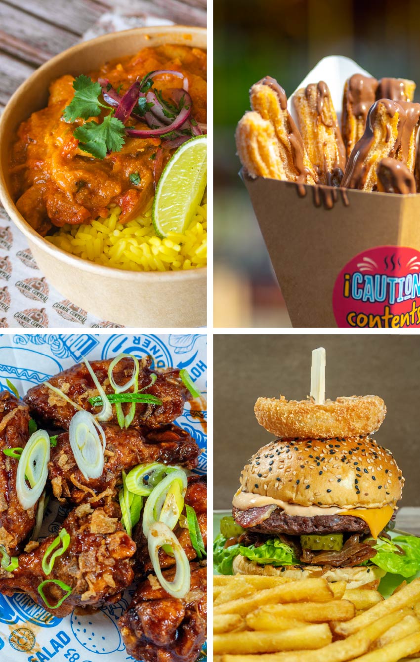 Juicy Burger and Fries